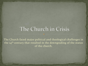 Church in Crisis