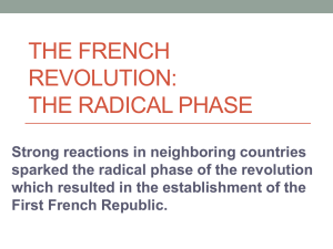 French Revolution Radical Phase