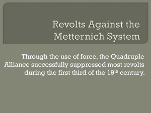 Revolt Against the Metternich System