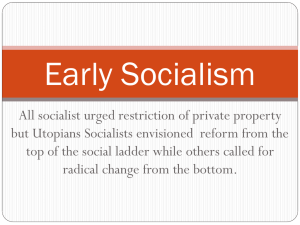 Utopian Socialists