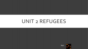 Unit 2 Refugees