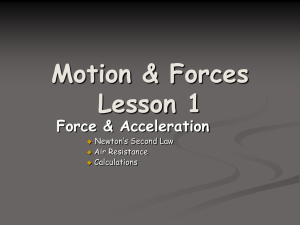 Motion and Force ppt