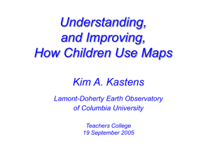 Understanding, and Improving, How Children Use Maps