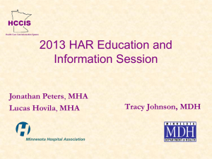 2013 HAR Education and Information - PPT (file size: 2,002 KB)