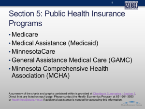 Section 5: Public Health Insurance Programs (PowerPoint)