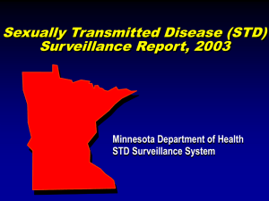 STD Surveillance Slides, 2003 (PowerPoint 1,836 KB/52 slides)