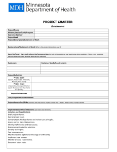 QI Project Charter Template (DOC)