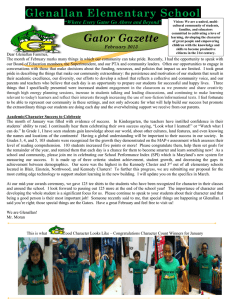 February Gator Gazette - English
