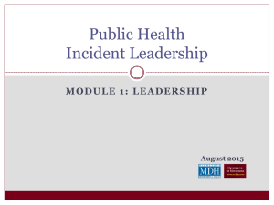 Module 1: Leadership (Powerpoint: 28 slides)