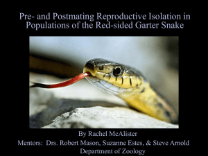 Pre- and Postmating Reproductive Isolation in