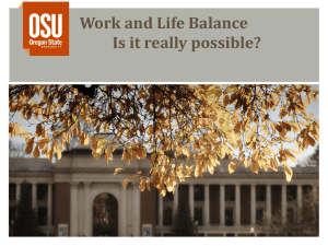 Work Life Balance PowerPoint