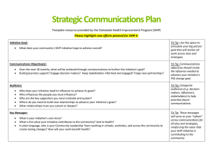 Communications Planning Template