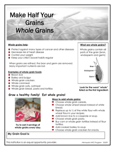 Make Half Your Grains Whole
