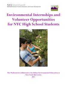 High School Internship Guide 2011
