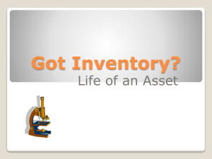 Fixed Assets - Got Inventory