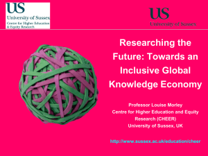 Researching the Future: Towards an Inclusive Global Knowledge Economy [PPT 8.88MB]