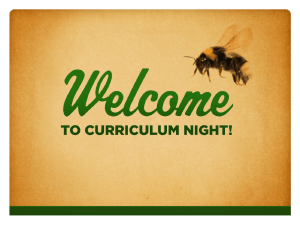 Curriculum Night Powerpoint 2014