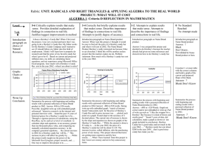 IBMYP RUBRIC D Examples of Mistakes