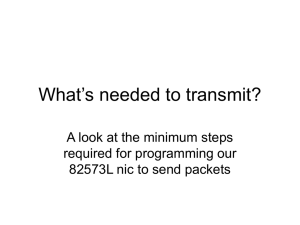 What’s needed to transmit? A look at the minimum steps