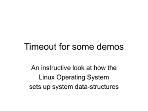 Timeout for some demos An instructive look at how the