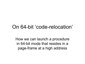 bit ‘code-relocation’ On 64- How we can launch a procedure