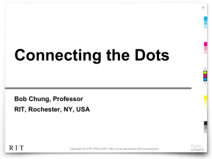 Connecting the Dots by Bob Chung, RIT