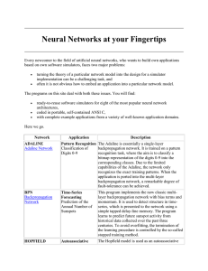 Neural Networks at your Fingertips