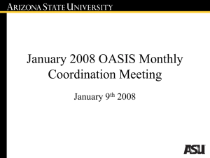January Communication Coordination Meeting