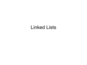 Linked Lists