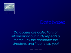 Chapter 16 Database Concepts Queries