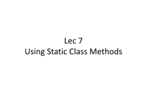 Using existing class files