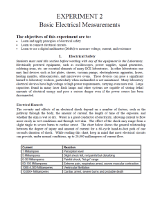 2. Basic Electrical Measurements