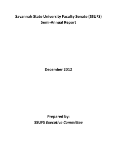 Semi-annual Senate Report 2012