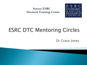 ESRC DTC Mentoring Circles Training [PPTX 195.02KB]
