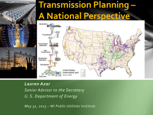 National Transmission Planning Efforts Azar