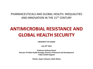 Professor Anthony Kessel, Director of Public Health Strategy, Health Protection Agency [PPT 10.39MB]