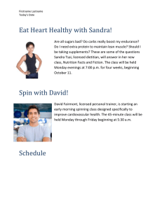 Eat Heart Healthy with Sandra!