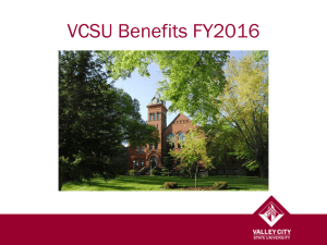 VCSU Benefits FY2016