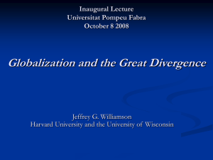 "Globalization and the Great Divergence"