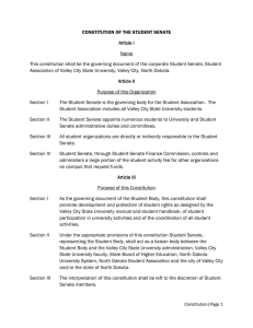 Current Student Senate Constitution