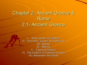 2.1- Ancient Greece