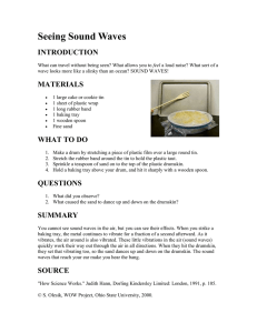 Seeing Sound Waves INTRODUCTION MATERIALS