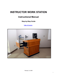 Instructor Work Station - Building B