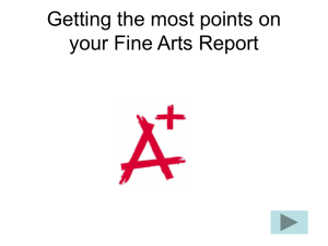 Lec# 6 Fine Arts Report