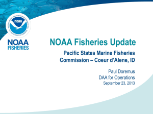 NOAA Update (Paul Doremus - NOAA)