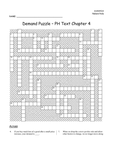 PH Chapter 4 crossword puzzle