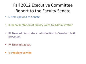 Executive Committee Report