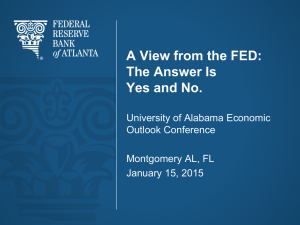 A View from the Fed: The Answer is Yes and No