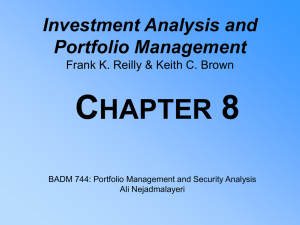 C 8 HAPTER Investment Analysis and