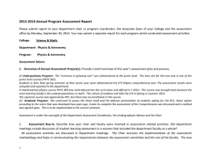 physics_astronomy_13_14 assess report